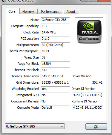 CUDA-Z(显卡测试软件)