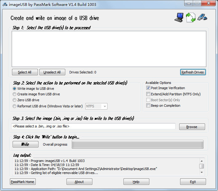ImageUSB(USB驱动器)