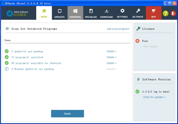 UCheck(软件安装更新工具)V2.3.5.0