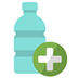 清新绿色塑料瓶子图标 V1.0