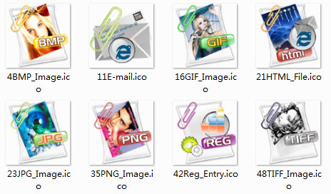 回形针系列桌面图标