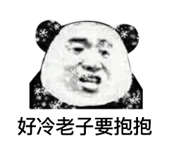 天气好冷动态表情包