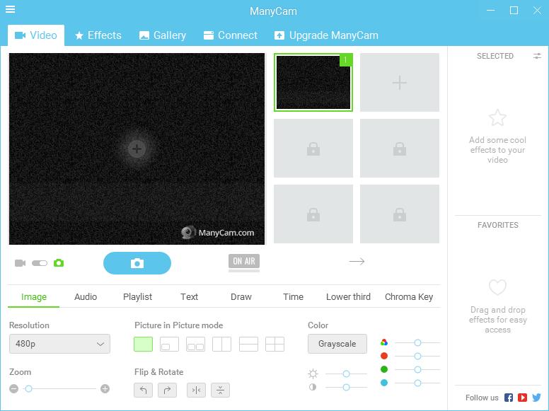 Manycam(摄像头分割软件)