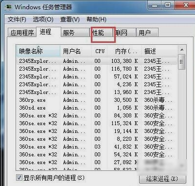 win7任务管理器怎么看cpu频率?win7任务管理器查看cpu频率方法
