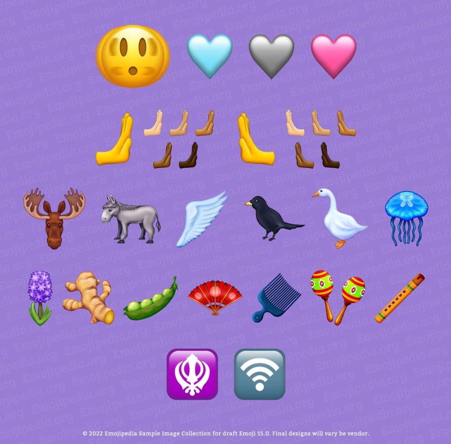 31 个新 Emoji 表情符号有望加入 iOS 和安卓手机，包括 Wi-Fi 符号、颤抖的脸等