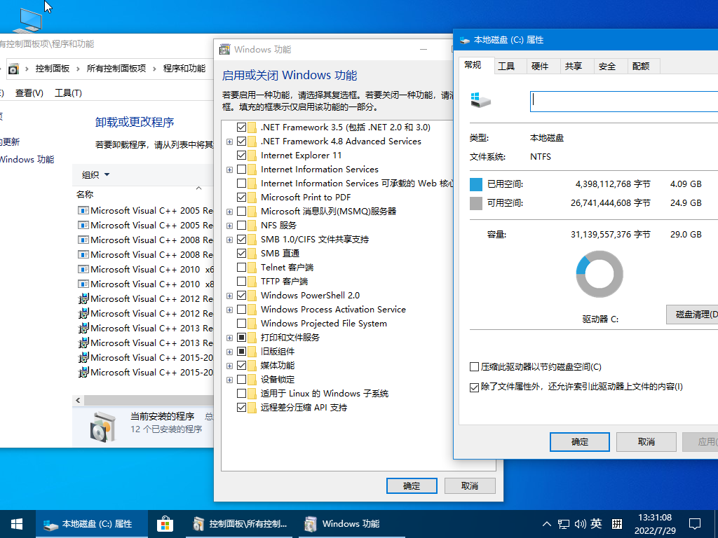 Windows 10 Pro 19045.1862 轻度精简游戏版