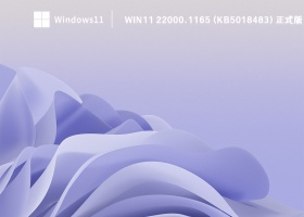 Win11 22000.1165 (KB5018483) 正式版 V2022