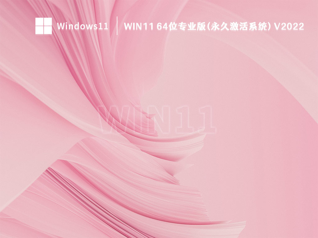 Win11 64位专业版(永久激活系统) V2022