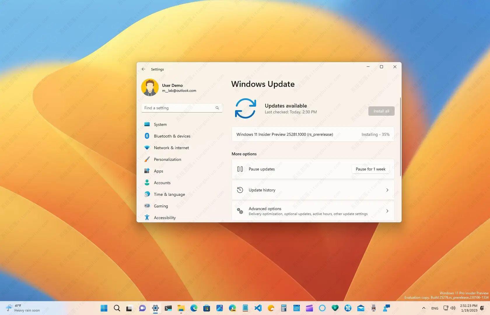 微软宣布Windows 11 Insider Preview Build 25281.1000 Dev预览版推送了!