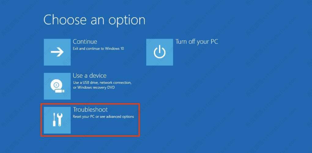 当PC无法启动时如何从启动重置Windows11？