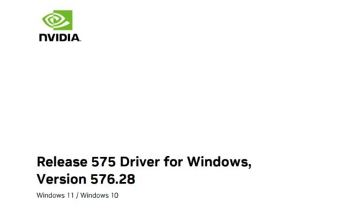 NVIDIA显卡驱动 V576.28 官方正式版