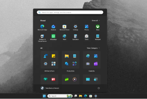 告别臃肿!Win11 开始菜单支持全区域独立隐藏与尺寸切换