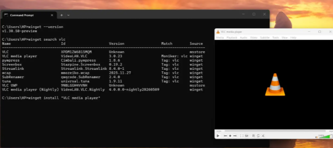 使用 Windows Package Manager (winget) 安装应用方法