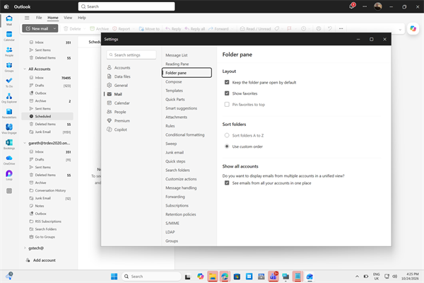 Win11 新版 Outlook 上线统一收件箱!可合并查看全部账户邮件